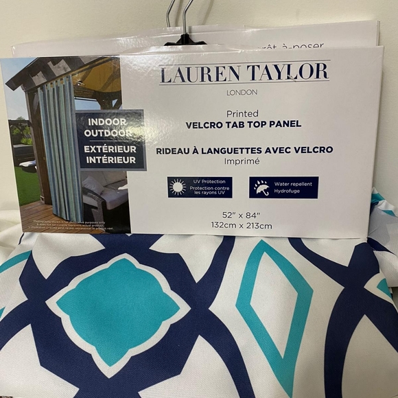 Lauren Taylor Velcro Tab Top Panels - Picture 3 of 4